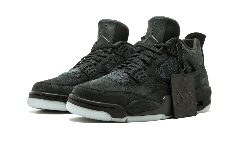 KAWS Air Jordan 4 Black